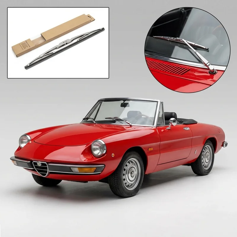 Passenger Side Wiper Blade for Alfa Romeo Duetto 1600 (1966 - 1968) - 1